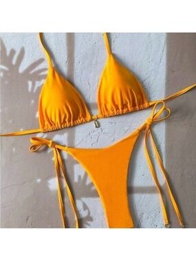 Orange Bikini Set NWOT